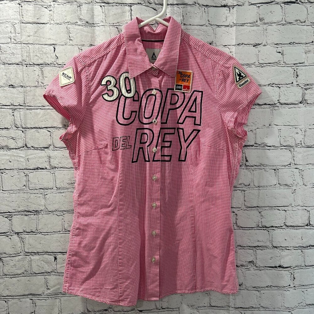 Vintage Ladies Gaastra Copa Del Rey checkered shirt Size M